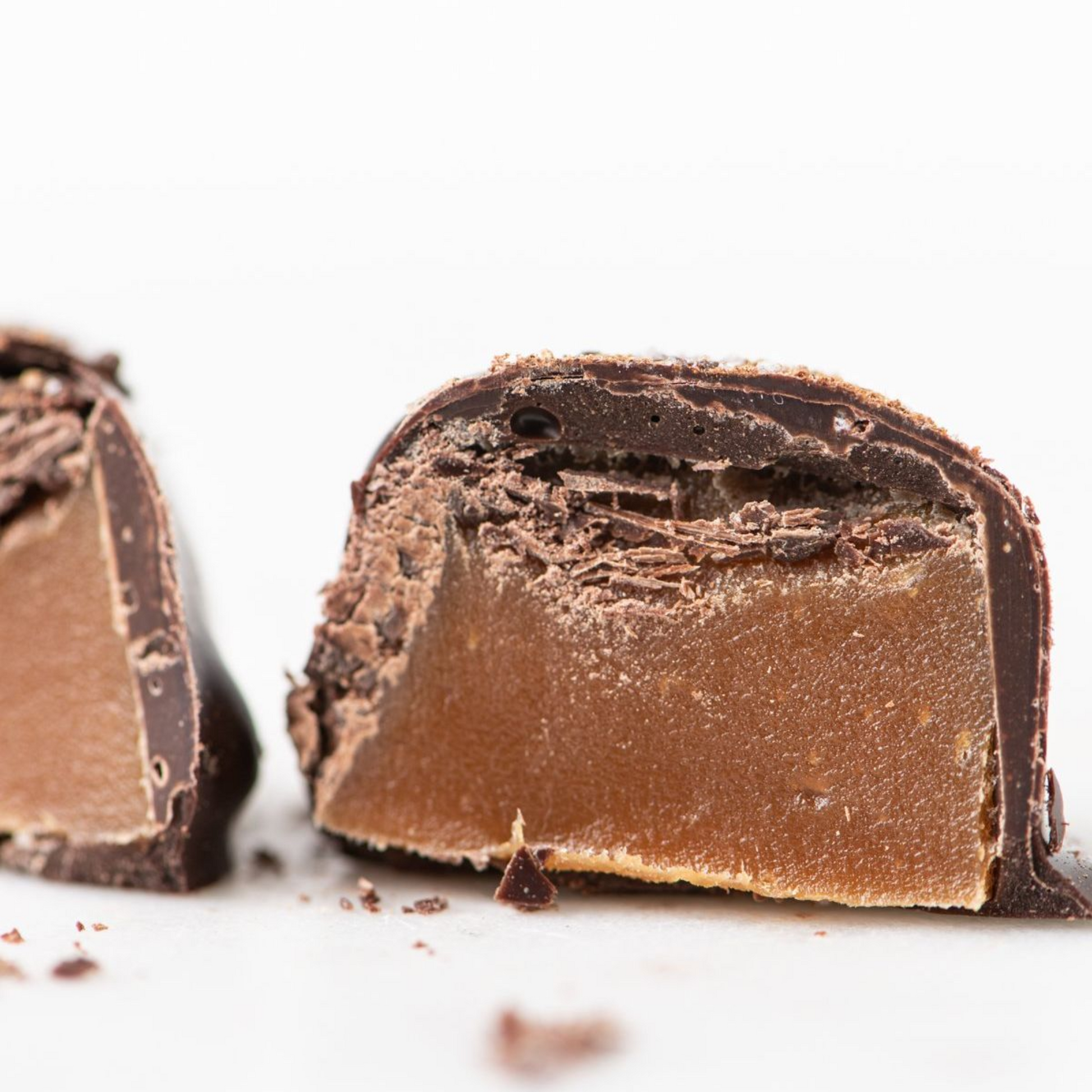 Dark Chocolate Sea Salted Caramels--6 Pouches - Korvel