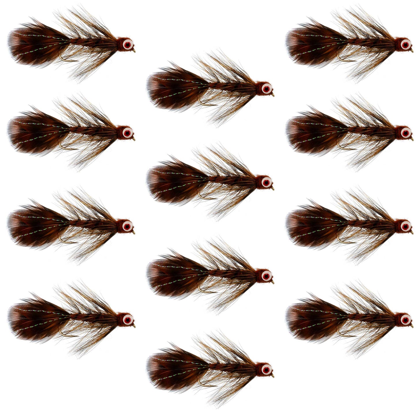 Streamer Sculpin Marron Whitlock Near Nuff - Taille 4 (12 Mouches)