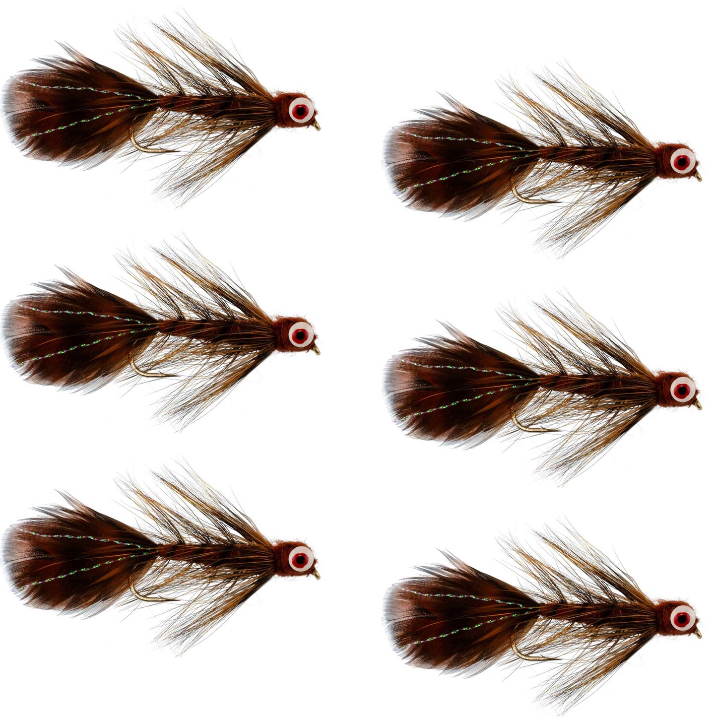Streamer Sculpin Marron Whitlock Near Nuff - Taille 4 (6 Mouches)