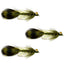 Paquete de 3 Moscas Streamer Whitlock Near Nuff Sculpin Olive Tamaño 4