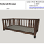 Planes de Marco de Cama Daybed de Nogal Elegante