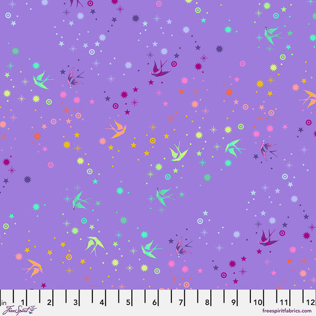 Tissu en coton Daydream Fairy Dust par Tula Pink - 44"/45" par yard