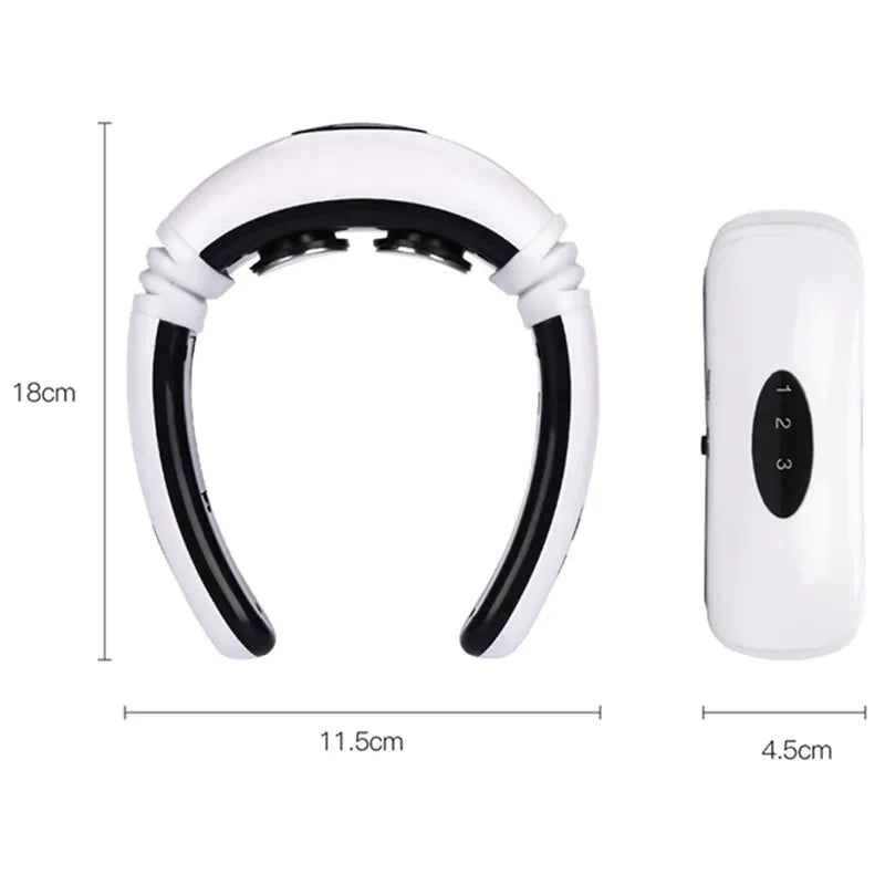Masajeador Cervical Eléctrico Premium con Terapia Magnética