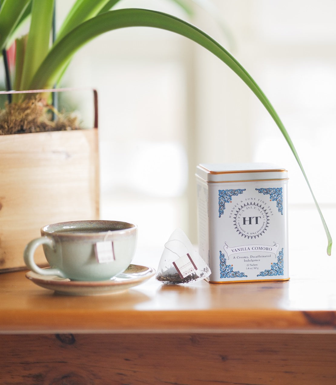 Thé décaféiné à la vanille Comoro - Boîte HT de 20 sachets