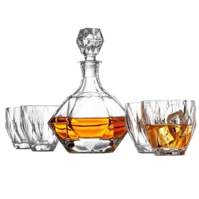 Elegant Diamond Decanter Set for Luxurious Entertaining