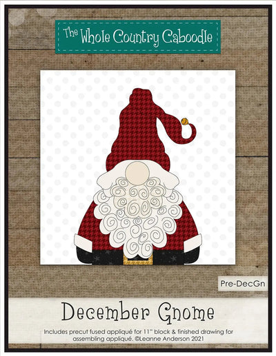 Paquete de Aplicación Fusión Precortada de Gnomos de Diciembre