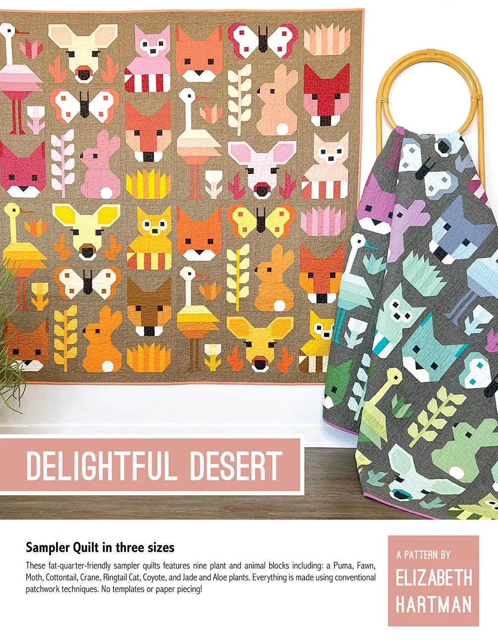 Modèle de Quilt Désert Enchanteur