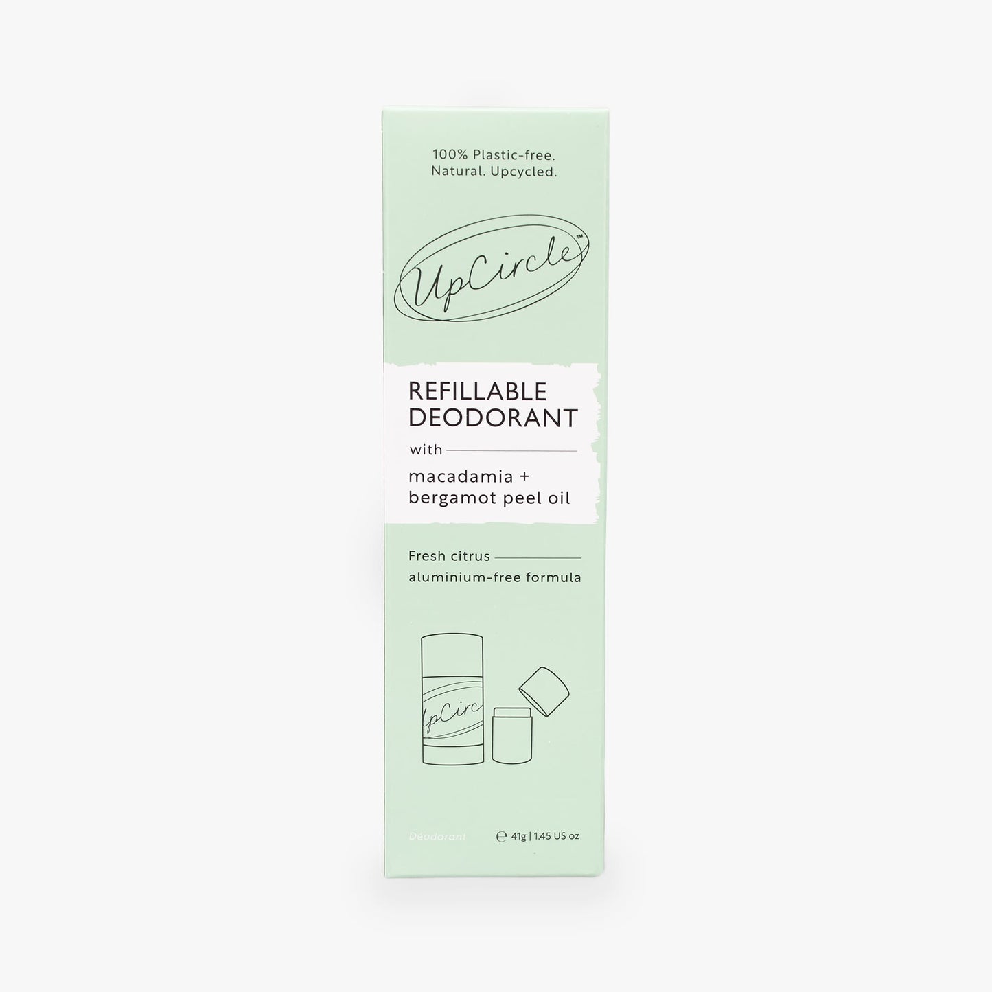 Refillable Deodorant with Macadamia + Bergamot - Korvel