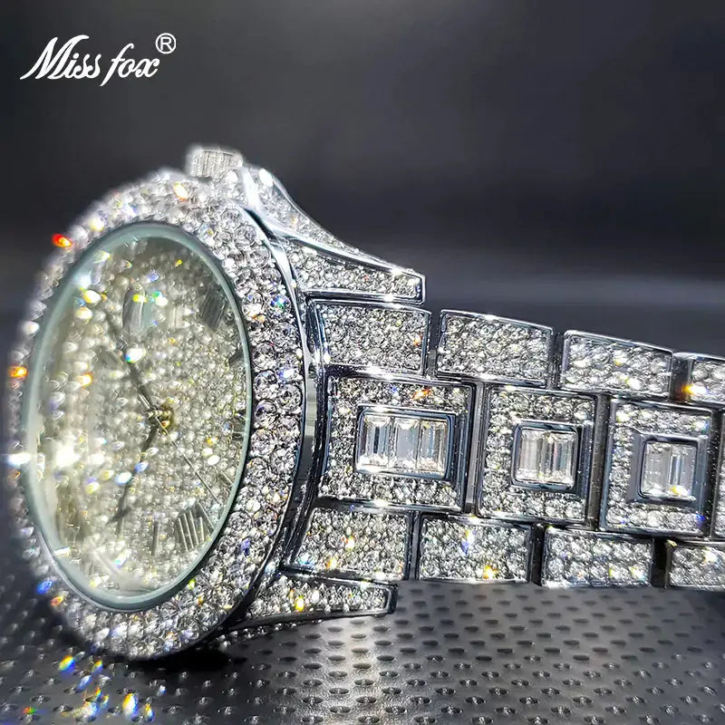 Luxury Men's Watch with 18K Gold Finish