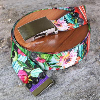 Desert Rose Belt - Versatile Sizes & Custom Buckles