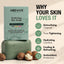 Ashanti Naturals Detoxing Green Tea & Mint Soap Bar