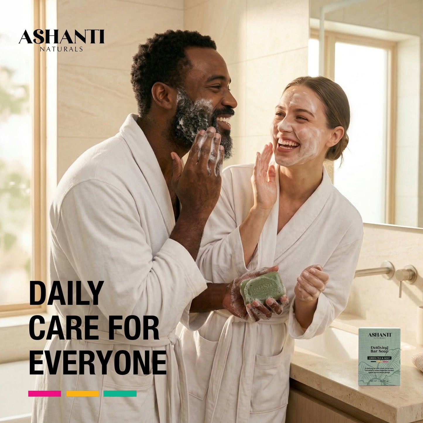 Ashanti Naturals Detoxing Green Tea & Mint Soap Bar