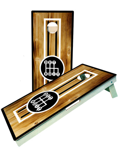 Premium Detroit Cornhole Board Set - Korvel