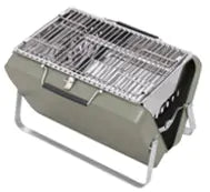 Gril à Charbon Pliable Portable pour Camping - Acier Inoxydable