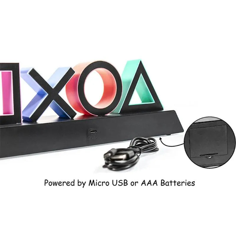 Lampe d'icône de jeu contrôlée par la voix PlayStation
