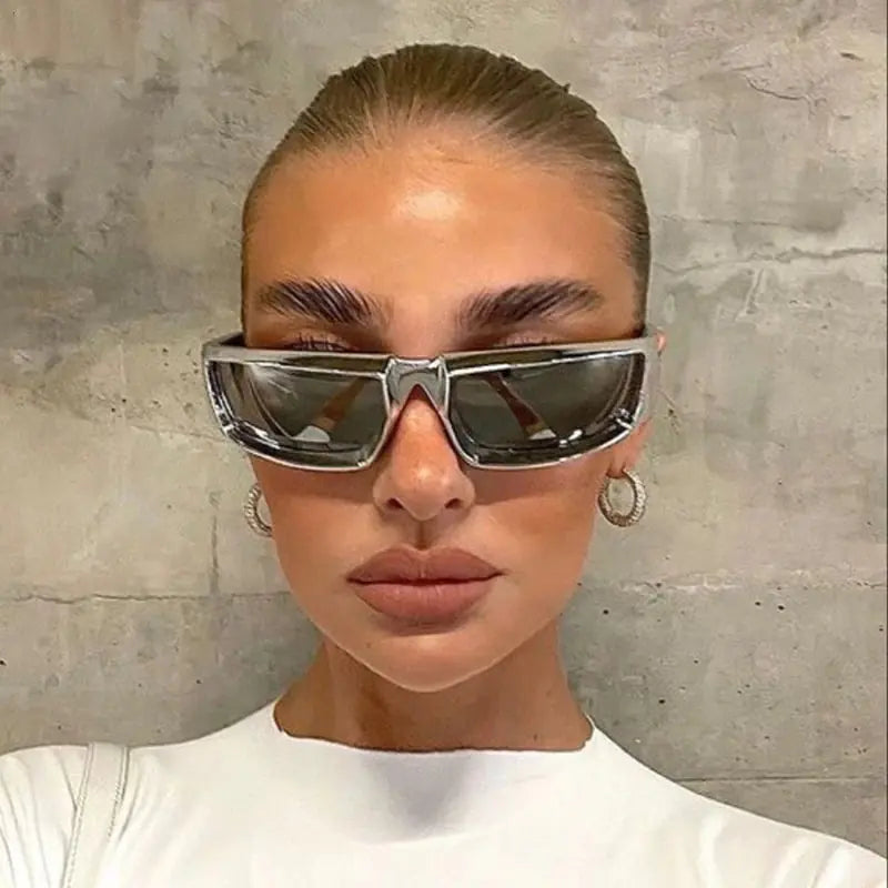 Gafas de sol Y2K Sports Punk para hombres y mujeres