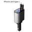 Chargeur de voiture en métal premium - Adaptateur USB-C super rapide 100W