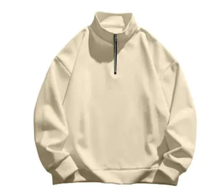 Sudadera con cremallera para hombre - Suéter deportivo elegante y cómodo