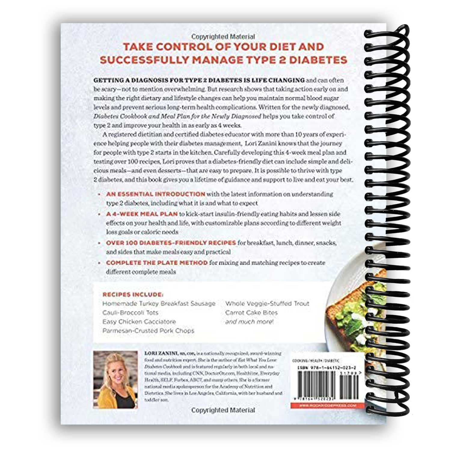 Ultimate Diabetic Cookbook & Meal Planning Guide (Spiral Bound) - Korvel