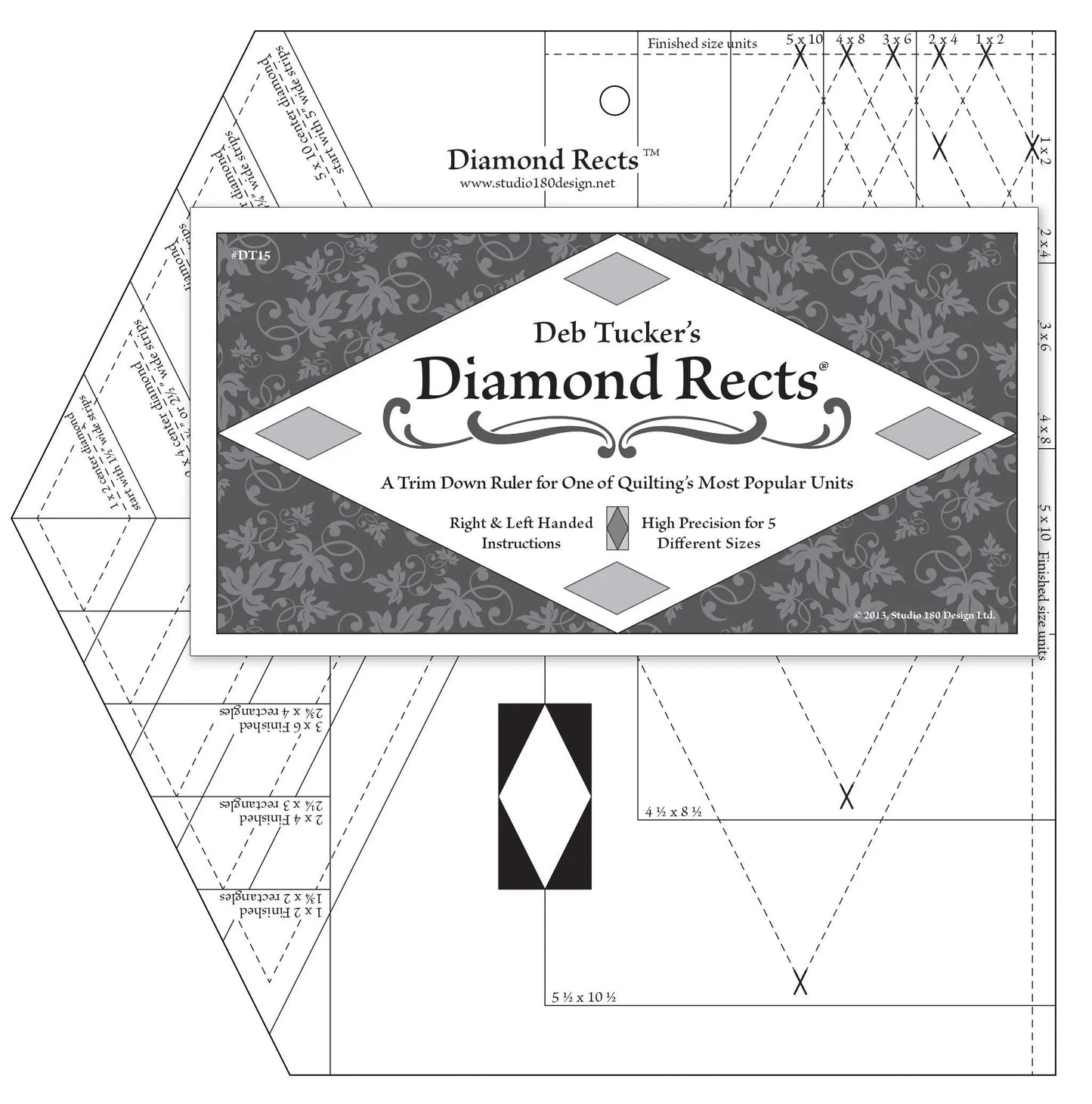 Molde de Manualidades Diamond Rects