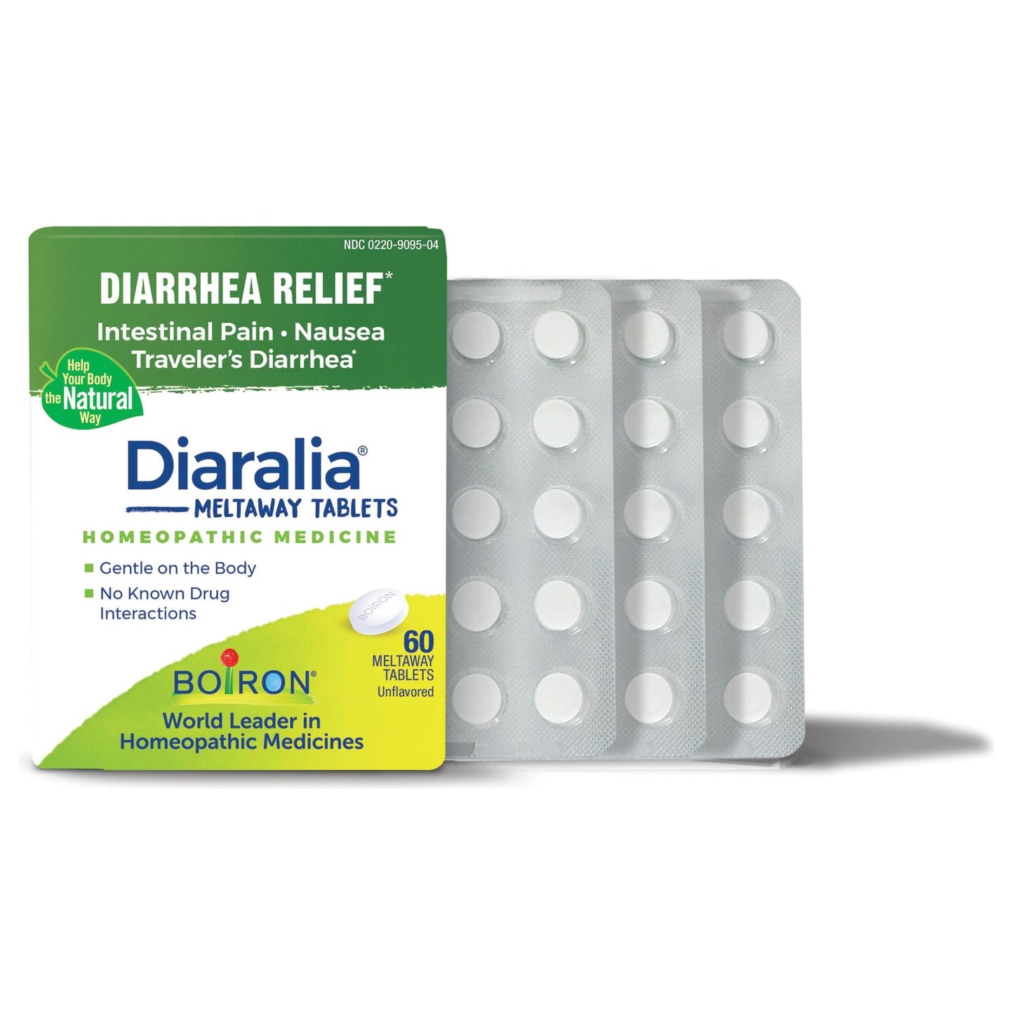 Tabletas Boiron Diaralia Meltaway - 60 Contenido