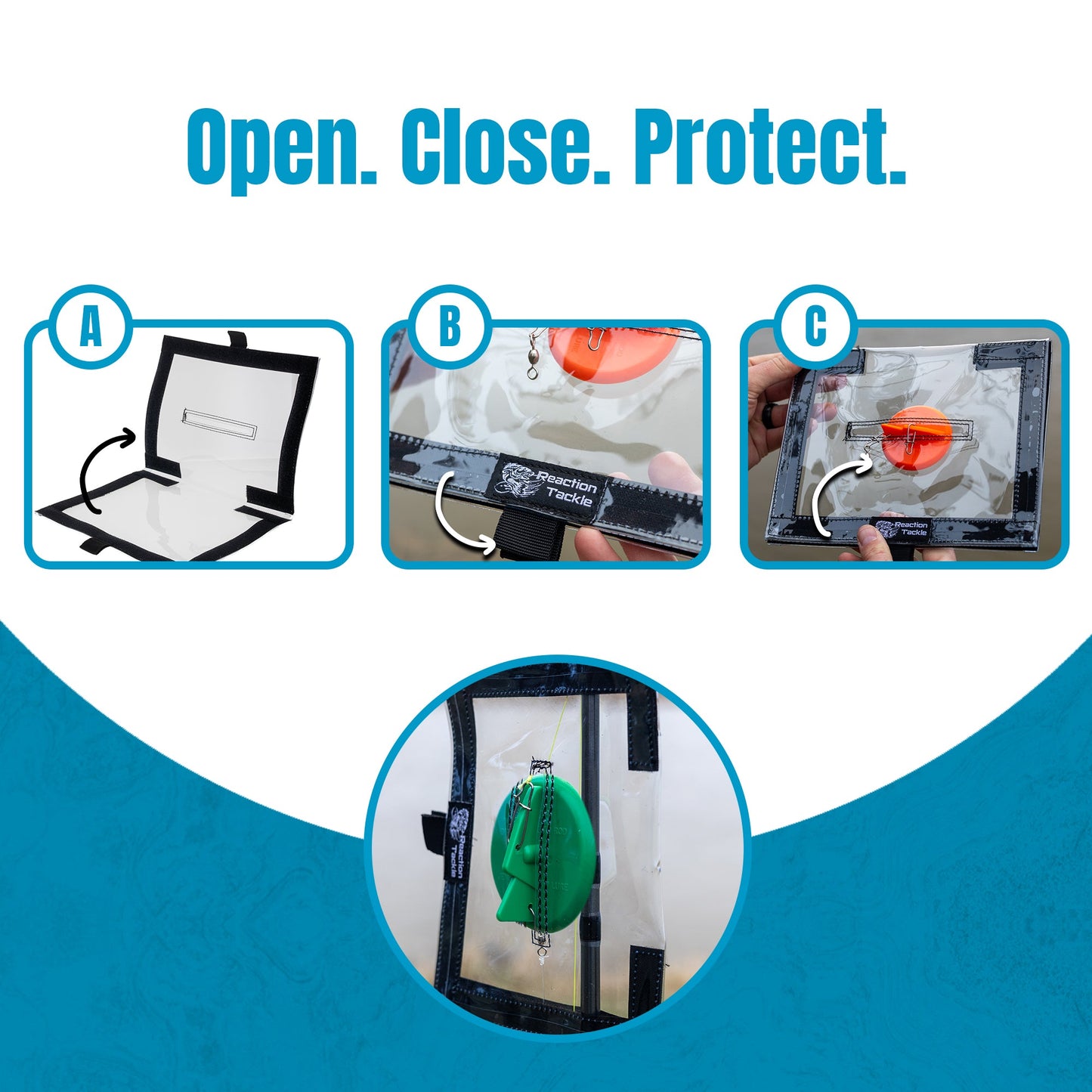 Bandes de protection haut de gamme pour leurres de pêche de Reaction Tackle