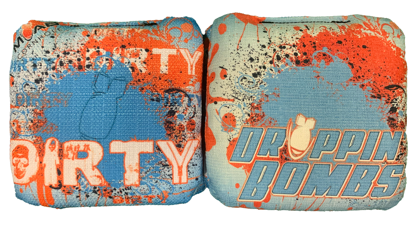 Pro Series Dirty Bombs Cornhole Bags - Korvel