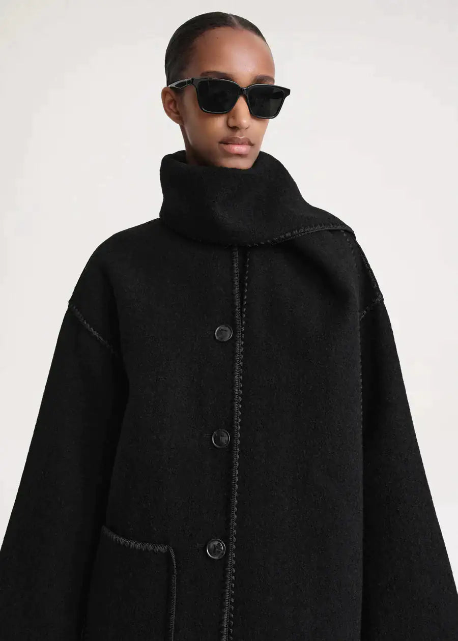 Dejavu Skarf Jacket - Stylish and Versatile Outerwear