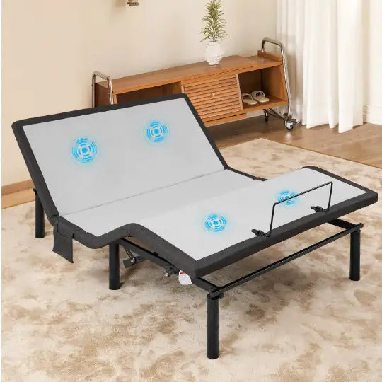 Cama Ajustable Ergonómica de Tamaño Queen con Control Remoto Inalámbrico