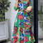 Vestido Camisero de Manga Larga Impreso