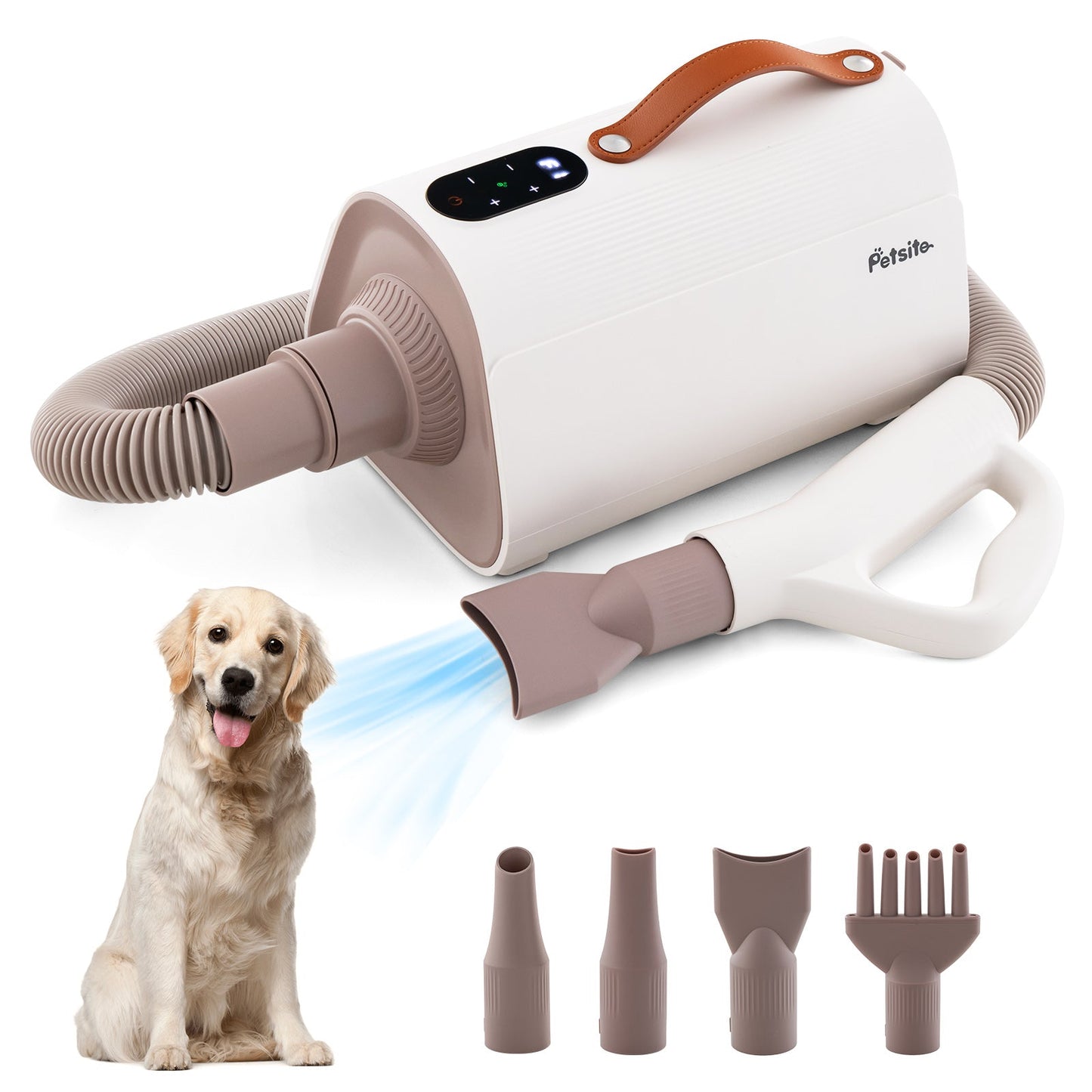 Secador de Pelo Premium para Perros y Gatos con Temperatura Ajustable