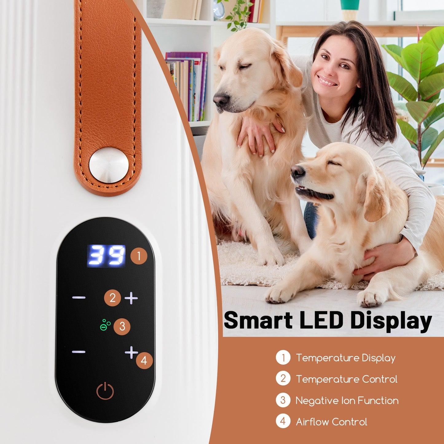Secador de Pelo Premium para Perros y Gatos con Temperatura Ajustable