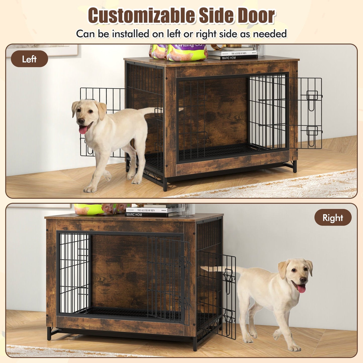 Mueble para Perros Gbruno Premium con Puertas Doble Bloqueo