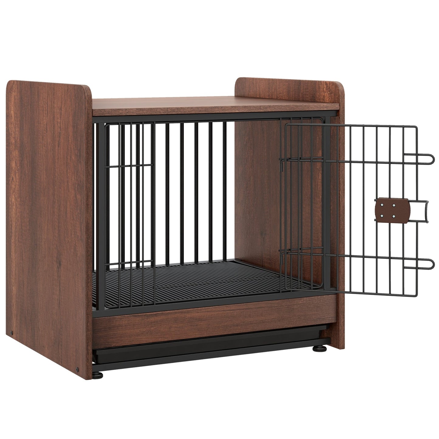 Gbruno Indoor Dog Crate with Removable Tray & Lockable Door