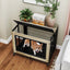 Kennel Industrial Premium para Perros con Tapa Abatible y Puertas Cerrables