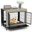 Kennel Industrial Premium para Perros con Tapa Abatible y Puertas Cerrables
