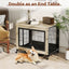Kennel Industrial Premium para Perros con Tapa Abatible y Puertas Cerrables
