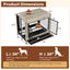 Kennel Industrial Premium para Perros con Tapa Abatible y Puertas Cerrables