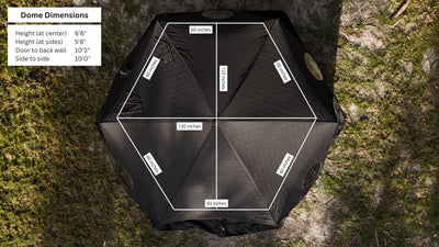 Dome Sauna Tent Pro Package (8-person) - Korvel