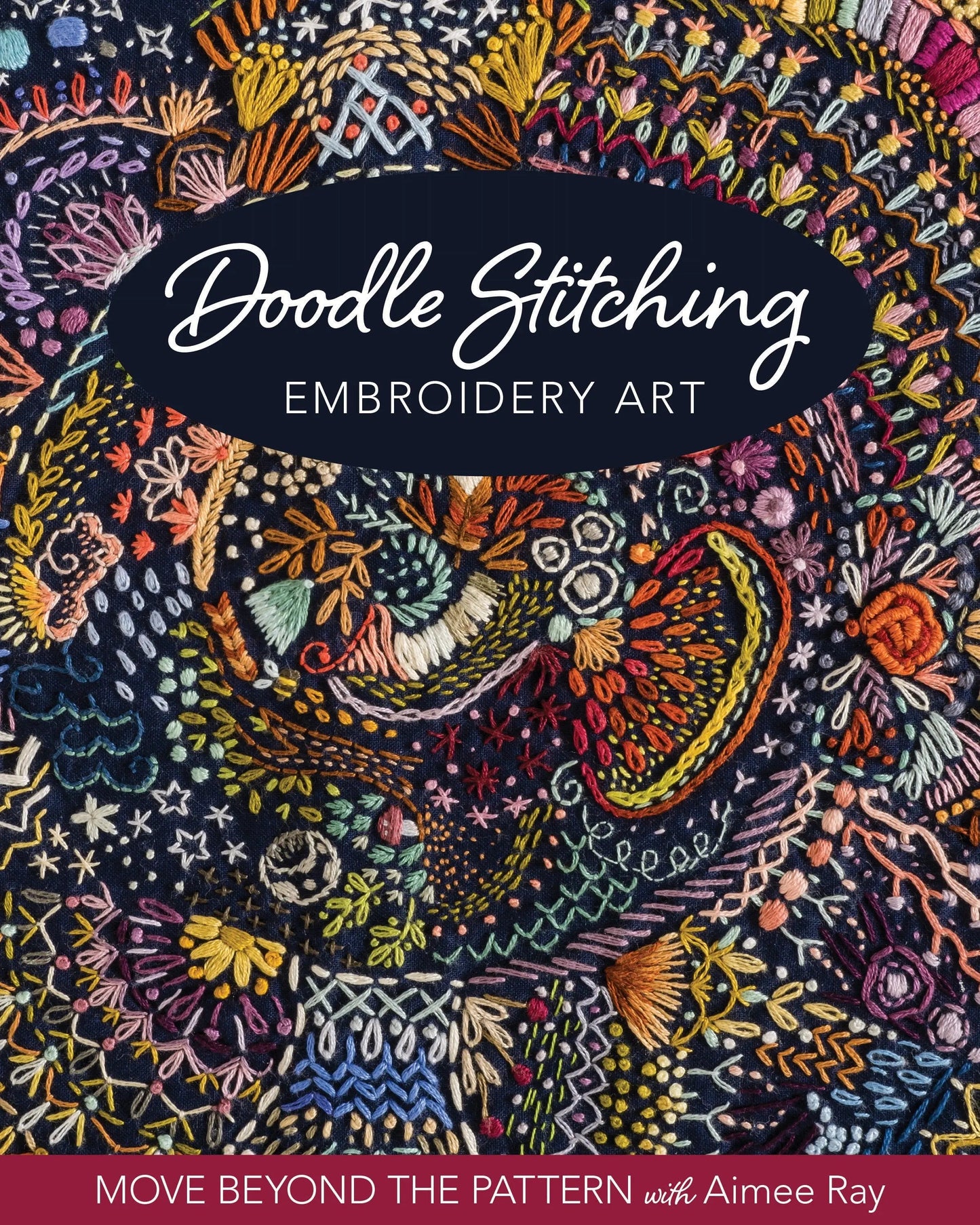Arte de Bordado Doodle Stitching por Aimee Ray