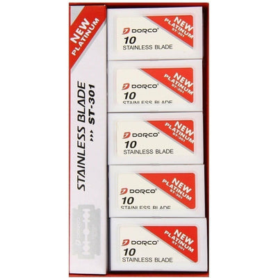 Dorco ST-301 Double Edge Razor Blades - 10 Pack