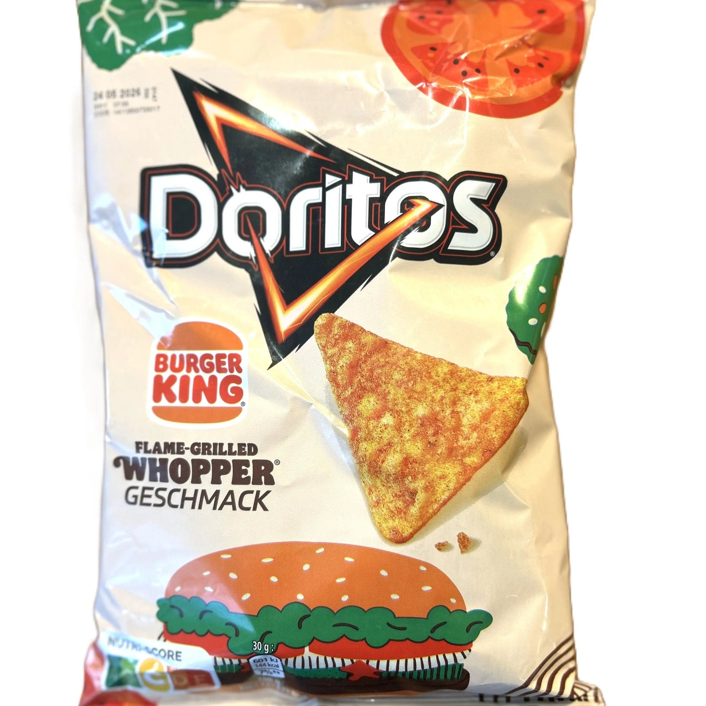 Doritos Burger King Flame-Grilled Whopper Chips