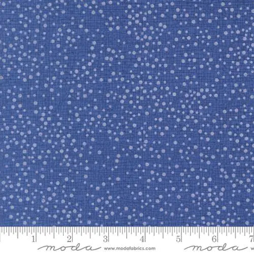 Tela Dotty Thatched Royal de 44"/45" por Yarda
