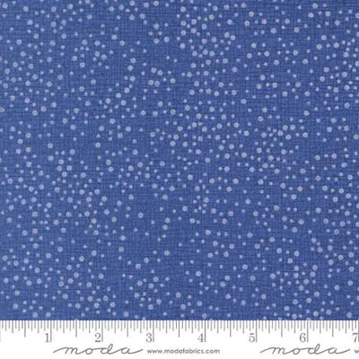 Tela Dotty Thatched Royal de 44"/45" por Yarda