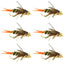 Double Bead Twenty Incher Nymph Fly Fishing Flies - 6 Flies Hook Size 14