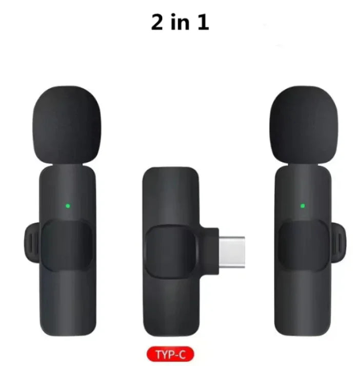 Microphone d'enregistrement clip-on omnidirectionnel