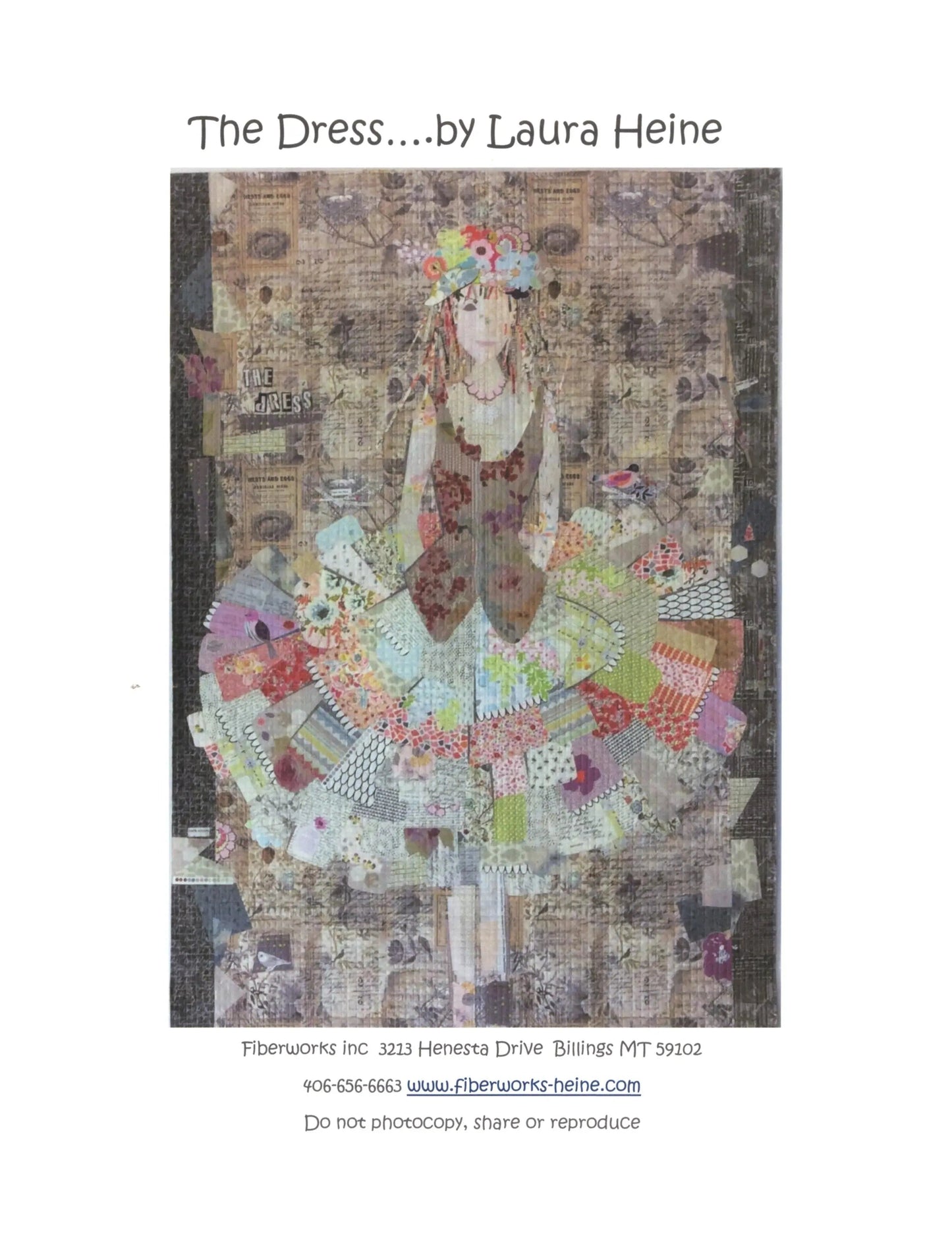 Dress Collage Sewing Pattern by Laura Heine