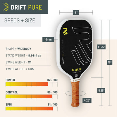 Drift Pro Performance Pickleball Paddle - Korvel