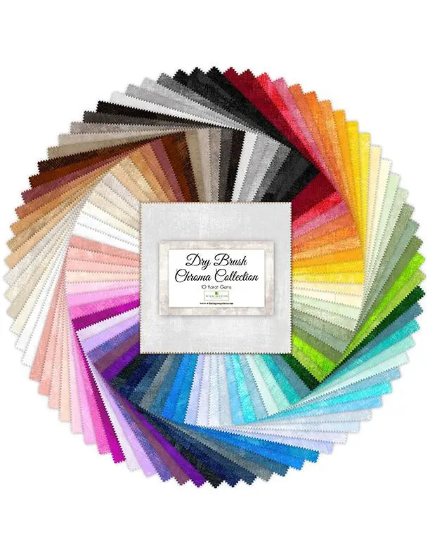 Pincel Seco Chroma - Cuadrados de Tela 10 Quilates