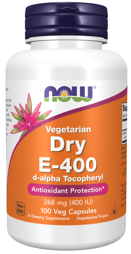 Cápsulas blandas Premium Dry E-400 D-Alpha Tocopheryl